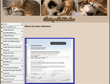 Tablet Screenshot of cattery-sabbiadore.nl